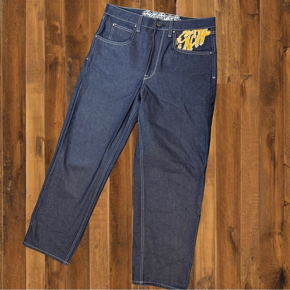 AMBUSH x Ninth Hall Embroidered Tiger Denim Jeans 32 | Rare Streetwear Graphic - Picture 3 of 8